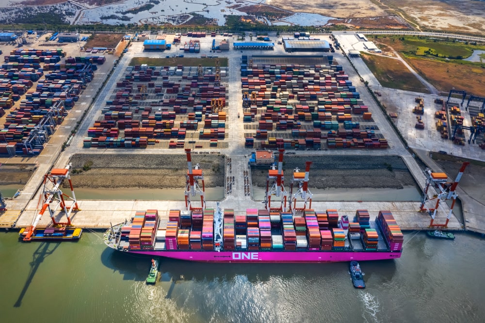 International Container Port at Vung Tau