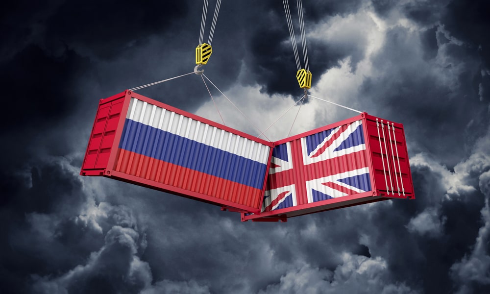 UK-Russia Trade is under threat after Russia's invasion of Ukraine.